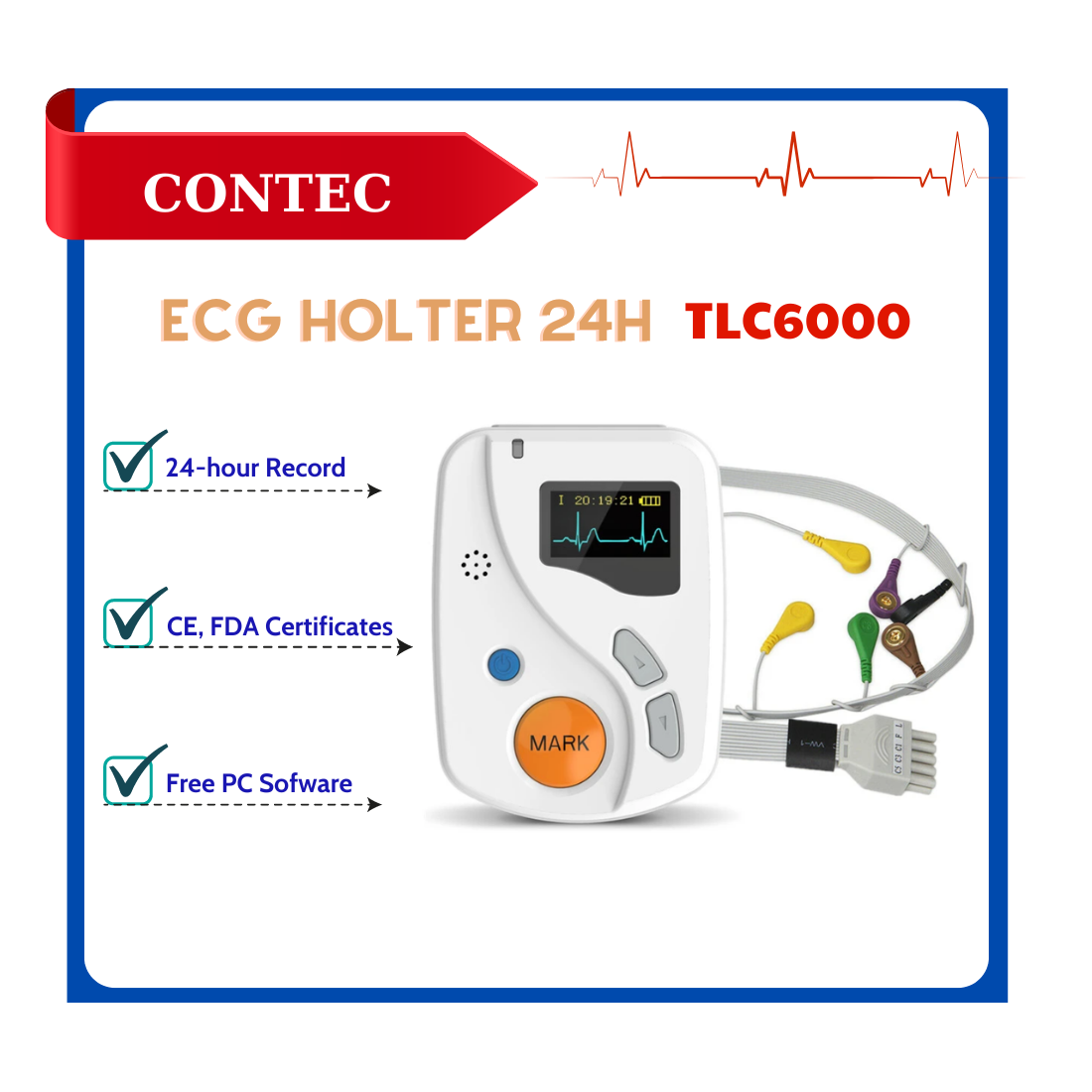 Holter ECG 24h Contec